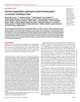 Human population dynamics and Yersinia pestis in ancient northeast Asia