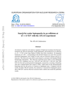 Search for scalar leptoquarks in pp collisions at √s = 13 TeV with the ATLAS experiment