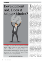 Development aid, does it help or hinder?