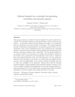 Optimal dispatch for a microgrid incorporating renewables and demand response