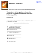 The southern African poultry value chain : corporate strategies, investments and agro-industrial policies