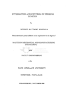 Integration and control of feeding devices