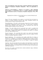 Integrating service quality as a second-order factor in a customer satisfaction and loyalty model