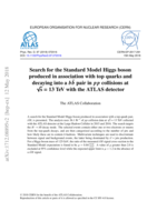 Search for the Standard Model Higgs boson produced in association with top quarks and decaying into a b b¯ pair in p p collisions at √s = 13 TeV with the ATLAS detector