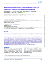 Y-Chromosome variation in Southern African Khoe-San populations based on whole-genome sequences