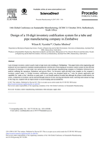 Design of a 10-digit inventory codification system for a tube and pipe manufacturing company in Zimbabwe