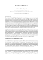 The 2016 SAMREC Code