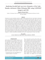 Analysing decadal land usecover dynamics of the Lake Basaka catchment (Main Ethiopian Rift) using LANDSAT imagery and GIS