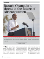 Barack Obama is a threat to the future of African women