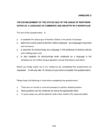 The feasibility of Northern Sotho as a language of commerce and industry in the Limpopo and Gauteng provinces