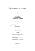 A femeneutics of the nude