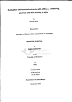 Evaluation of botanical extracts with immune enhancing and /or anti-HIV activity in vitro
