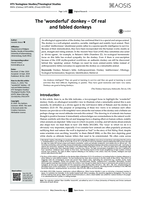 The ‘wonderful’ donkey – Of real and fabled donkeys