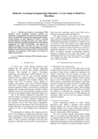 Reflective learning in engineering education : a case study of Shell Eco- Marathon