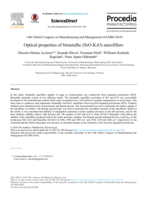 Optical properties of bimetallic (SrO-K2O) nanofillers