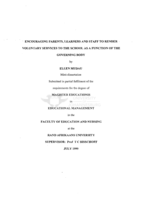 Encouraging parents, learners and staff to render voluntary services to the school as a function of the governing body