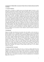 Comprehensive political risk assessment of South Africa