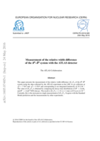 Measurement of the relative width difference of the B0–B0 system with the ATLAS detector