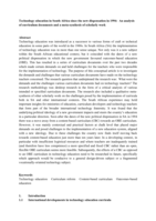 Technology education in South Africa since the new dispensation in 1994: An analysis of curriculum documents and a meta-synthesis of scholarly work