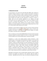 Dissemination of annual report information on the Internet by South African companies