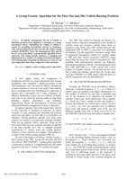 A group genetic algorithm for the fleet size and mix vehicle routing problem