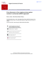 Price discovery in the cryptocurrency option market : a univariate GARCH approach