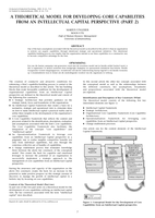 A theoretical model for developing core capabilities from an intellectual capital perspective (Part 2).