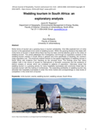 Wedding tourism in South Africa: an exploratory analysis