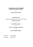 Life stories of adult depressed women in Peri-urban Namibia