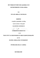 Die verband tussen die sakesiklus en motorverkope in Suid- Afrika