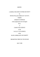MOSS : a model for open system security