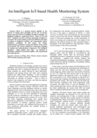 An intelligent IoT-based health monitoring system