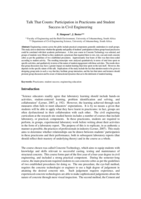 Talk that counts : participation in practicums and student success in civil engineering