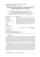 Periodic perturbation method for controlling chaos for a positive output DC-DC luo converter