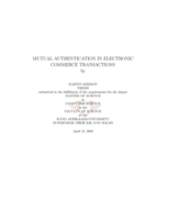 Mutual authentication in electronic commerce transactions.