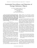 Automated surveillance and detection of foreign stationary objects