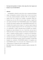 Detecting land degradation in Southern Africa using Time Series Segment and Residual Trend (TSS-RESTREND)