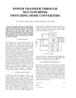 Power transfer through multi-purpose switching-mode converters
