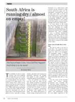 South Africa is running dry/almost on empty!