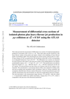 Measurement of differential cross sections of  isolated-photon plus heavy-flavour jet production in p p collisions at √s = 8 TeV using the ATLAS  detector