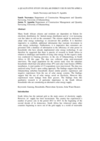 A qualitative study on solar energy use in South Africa