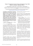 Design of comminution circuits for improved productivity using a multi-objective evolutionary algorithm (MOEA)