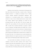 Empowered Empathetic Encounters: Building International Collaborations through researching writing in the context of South African Higher Education and Beyond