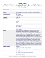 Achieving high-efficiency conversion and poly-generation of cooling, heating, and power based on biomass-fueled SOFC hybrid system : performance assessment and multi-objective optimization