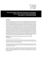 Governing bodies? Exploring normative sex and gender discourses in informal herbal healing flyers and posters in Johannesburg CBD