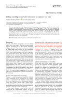 Utilising counselling services by law enforcement : an exploratory case study