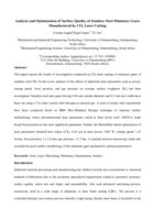 Analysis and optimization of surface quality of stainless steel miniature gears  manufactured by CO2 laser cutting