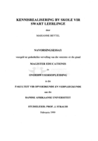 Kennisrealisering by skole vir swart leerlinge