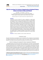 Aims for learning 21st century competencies in national primary science curricula in China and Finland