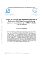 Search for chargino and neutralino production in final states with a Higgs boson and missing transverse momentum at √s = 13 TeV with the ATLAS detector